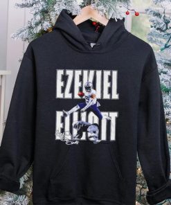 Ezekiel Elliott New England Patriots Hurdle signature retro hoodie, sweater, longsleeve, shirt v-neck, t-shirt