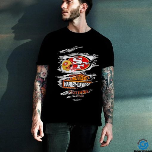 San Francisco 49ers Harley Davidson scratch hoodie, sweater, longsleeve, shirt v-neck, t-shirt