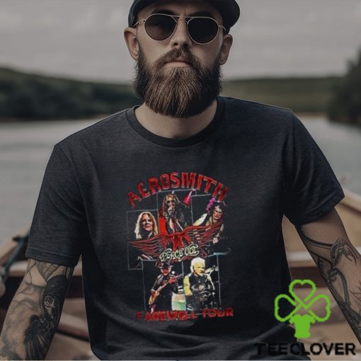Aerosmith Peace Out 2023 Band Graphic Tee shirts