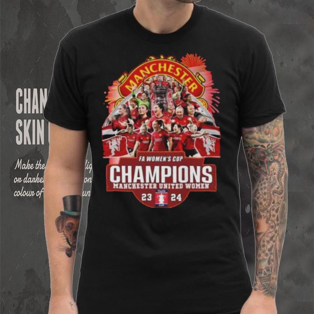 FA Women’s Cup Champions Manchester United Women 2023 2024 T Shirt FA Women’s Cup Champions Manchester United Women 2023 2024 T Shirt