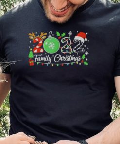 FAMILY CHRISTMAS 2022 MERRY XMAS BALL LIGHT GARDEN REINDEER SHIRT