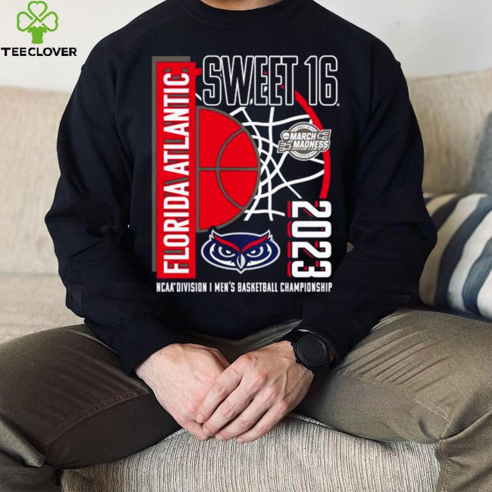 FAU Owls 2023 NCAA Mens Basketball Tournament March Madness Sweet 16 Shirt FAU Owls 2023 NCAA Mens Basketball Tournament March Madness Sweet 16 Shirt