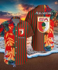 FC Augsburg Hawaiian Shirt & Short Aloha Beach Summer For Men Women