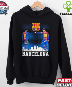 FC Barcelona Lamine Yamal and Lionel Messi signatures shirt