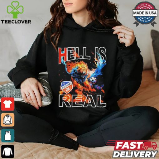 FC Cincinnati Hell is Real Firey Pursuit Shirt