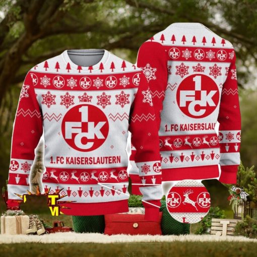 FC Kaiserslautern Bundesliga Fans Football 3D Ugly Christmas Sweater Christmas Gift