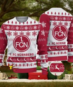 FC Nurnberg Bundesliga Fans Football 3D Ugly Christmas Sweater Christmas Gift