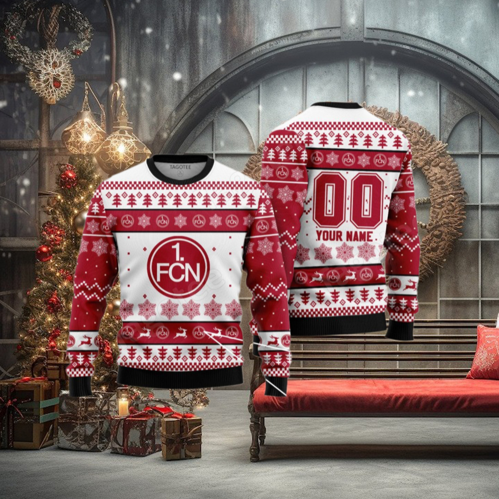 FC Nürnberg Football Christmas Jumper Sweaters FC Nürnberg Football Christmas Jumper Sweaters