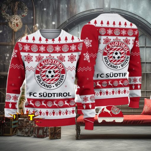 FC Südtirol Team Football Lega Serie A Ugly Christmas Sweater Christmas Gift