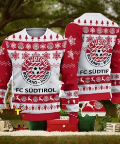 FC Südtirol Team Football Lega Serie A Ugly Christmas Sweater Christmas Gift