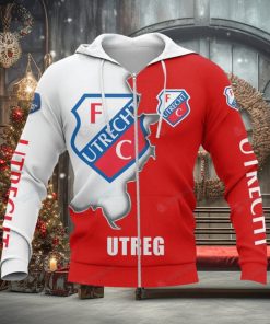 FC Utrecht Logo Zip Up Hoodie