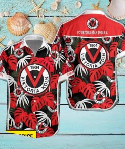 FC Viktoria Koln 1904 e.V Leaf Tropical Pattern Hawaiian Shirt For Men Women