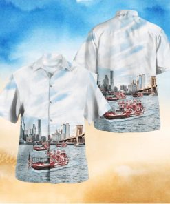 FDNY FIREBOAT JOHN J HARVEY HAWAIIAN SHIRT