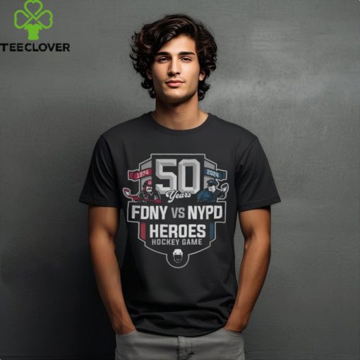 FDNY Vs NYPD 50th Heroes Hockey Game Shirt