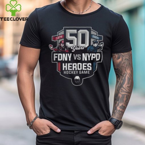FDNY Vs NYPD 50th Heroes Hockey Game Shirt