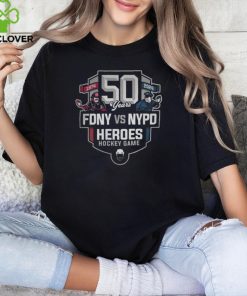 FDNY Vs NYPD 50th Heroes Hockey Game Shirt