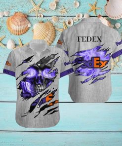 FEDEX Logo Brand Hawaiian Shirt Skull Gift Summer