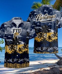 FIU Panthers Palms Tree Hawaiian Shirt