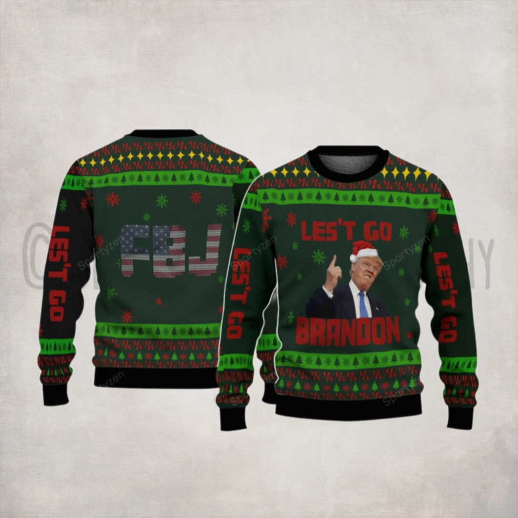 FJB Flag Let’s Go Brandon Trump Christmas Sweater – Unisex Funny Winter Holiday Ugly Christmas Sweater FJB Flag Let’s Go Brandon Trump Christmas Sweater – Unisex Funny Winter Holiday Ugly Christmas Sweater