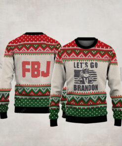 FJB Let’s Go Brandon Trump Funny Christmas Sweater – Unisex Funny Winter Holiday Ugly Christmas Sweater