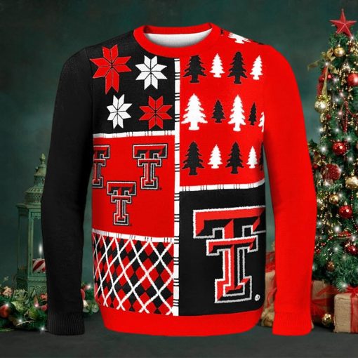 FOCO Men’s NCAA Busy Block Ugly Sweater