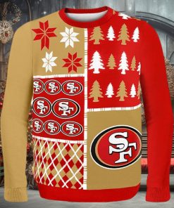 FOCO NFL San Francisco 49ers BUSY BLOCK Ugly Sweater