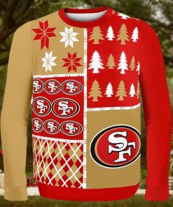 FOCO NFL San Francisco 49ers BUSY BLOCK Ugly Sweater