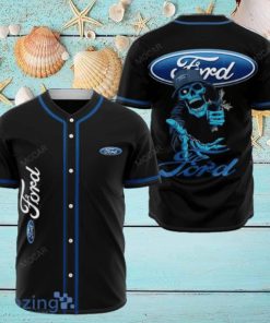 FORD And Skull Jersey Baseball Shirt Style Gift Shirt