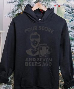 FOUR SCORE AND SEVEN BEERS AGO MEN'S TSHIRT