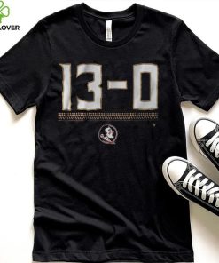 FSU Football 13 0 Shirt