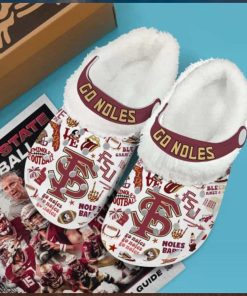 FSU Go Noles FLEECE CLOGS