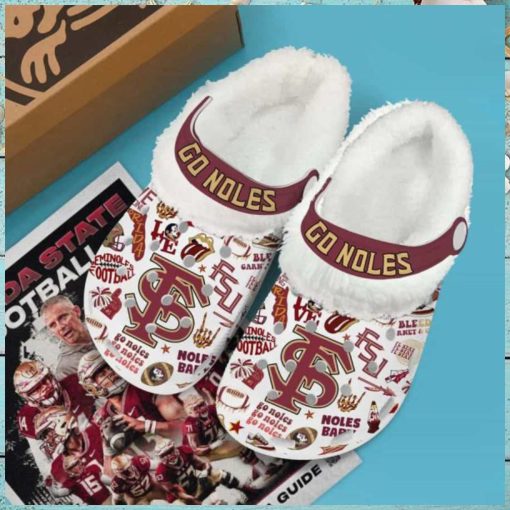 FSU Go Noles FLEECE CLOGS