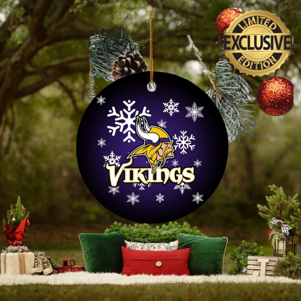 Minnesota Vikings Christmas Ornaments at