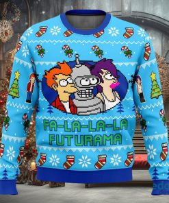 Fa La La La Futurama 3D Ugly Christmas Sweater Christmas Gift Ideas Party Gift