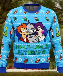 Fa La La La Futurama Ugly Christmas Sweater Holiday Gift Christmas Sweater