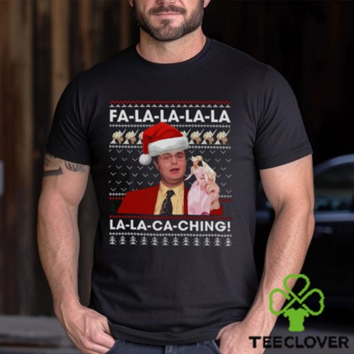 Fa La La La La La La Ca Ching Dwight Schrute Christmas Vintage shirt