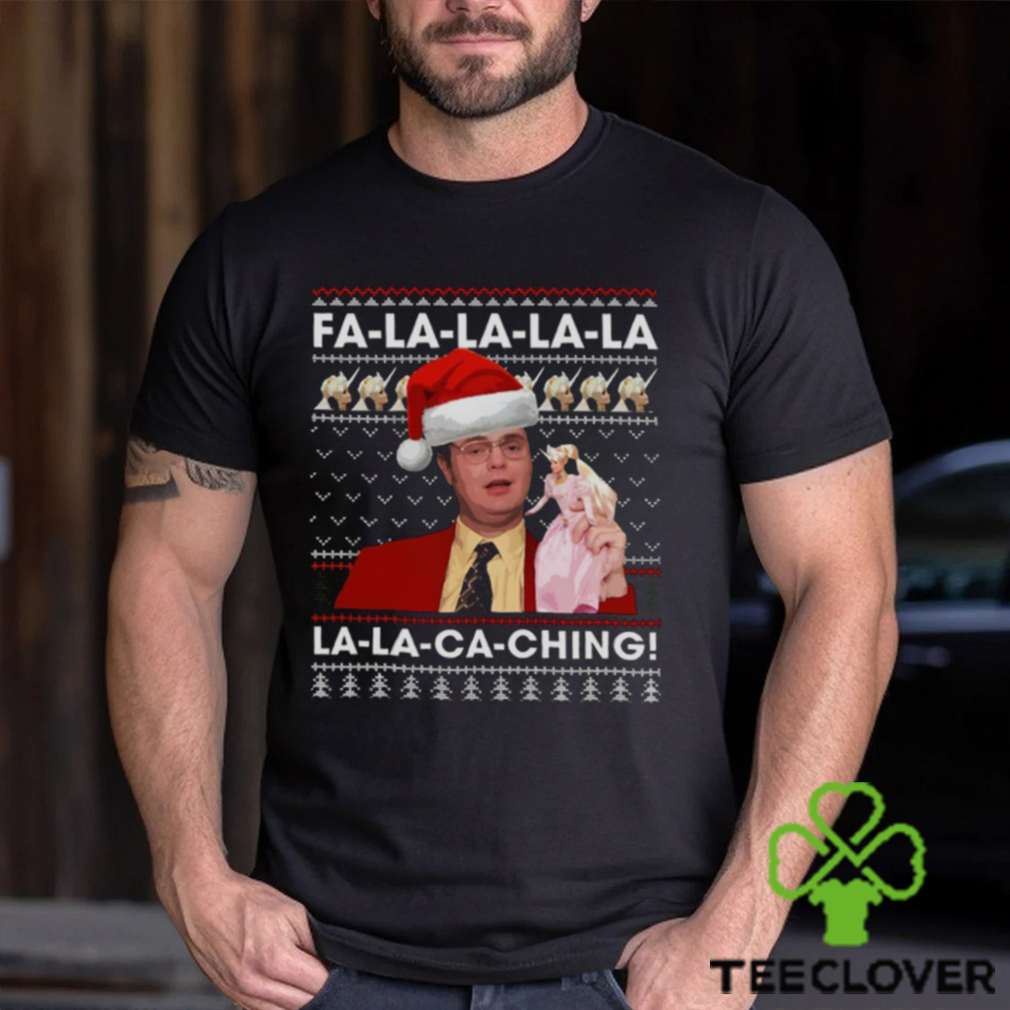 Fa La La La La La La Ca Ching Dwight Schrute Christmas Vintage shirt Fa La La La La La La Ca Ching Dwight Schrute Christmas Vintage shirt