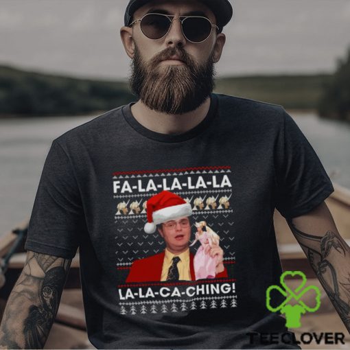Fa La La La La La La Ca Ching Dwight Schrute Christmas Vintage shirt