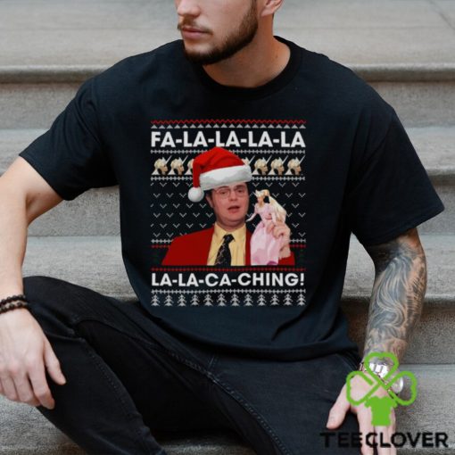 Fa La La La La La La Ca Ching Dwight Schrute Christmas Vintage shirt