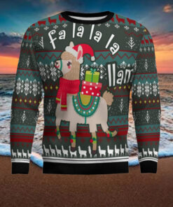 Fa La La La Llama Ugly Christmas Sweater