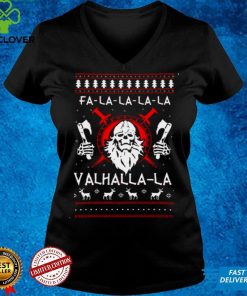 Fa La La La Valhalla Viking Ugly Christmas Shirt