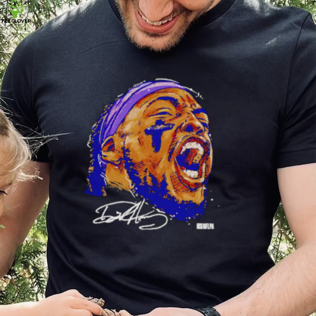 Face Derrick Henry Baltimore Scream Football Signature shirt Face Derrick Henry Baltimore Scream Football Signature shirt