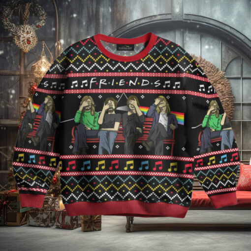 Facepalm Friends Music Notes – Pink Floyd Ugly Christmas Sweater
