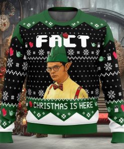 Fact Christmas Is Here The Office Ugly Christmas Sweater