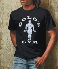 Faded Black Golds Gym 90′ vintage shirt