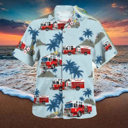 Fair Lawn Fire Company #3 Fair Lawn New Jersey Hawaiian Shirt