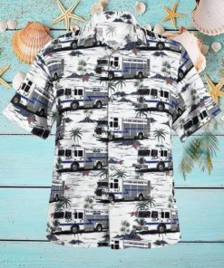 Fair Lawn New Jersey Fair Lawn Rescue Squad Hawaiian Shirt