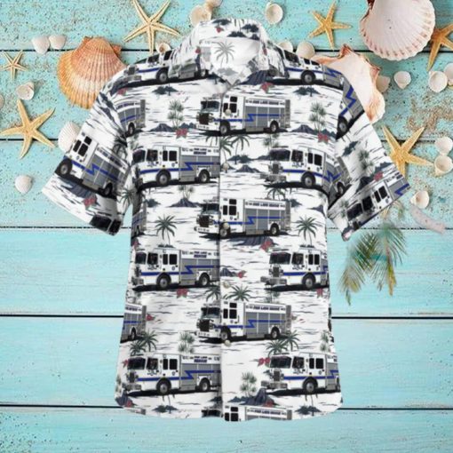 Fair Lawn New Jersey Fair Lawn Rescue Squad Hawaiian Shirt