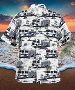 Fair Lawn New Jersey Fair Lawn Rescue Squad Hawaiian Shirt