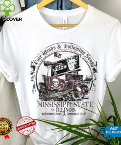 Fair Winds and Following Seas Mike Leach Mississippi State vs Illinois Reliaquest Bowl Game 2023 shirt